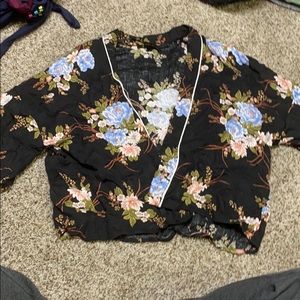SMALL FLORAL FOREVER 21 CARTIGAN